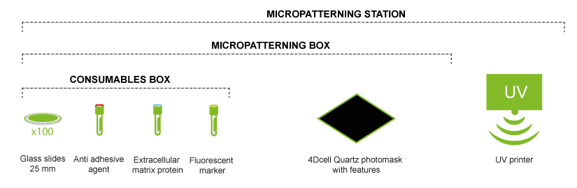 Micropatterning fabrication kit