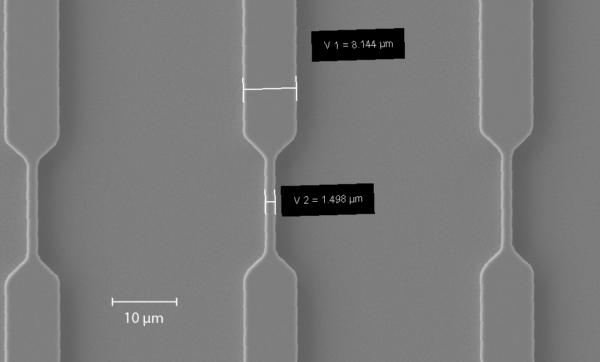 constriction microchannels